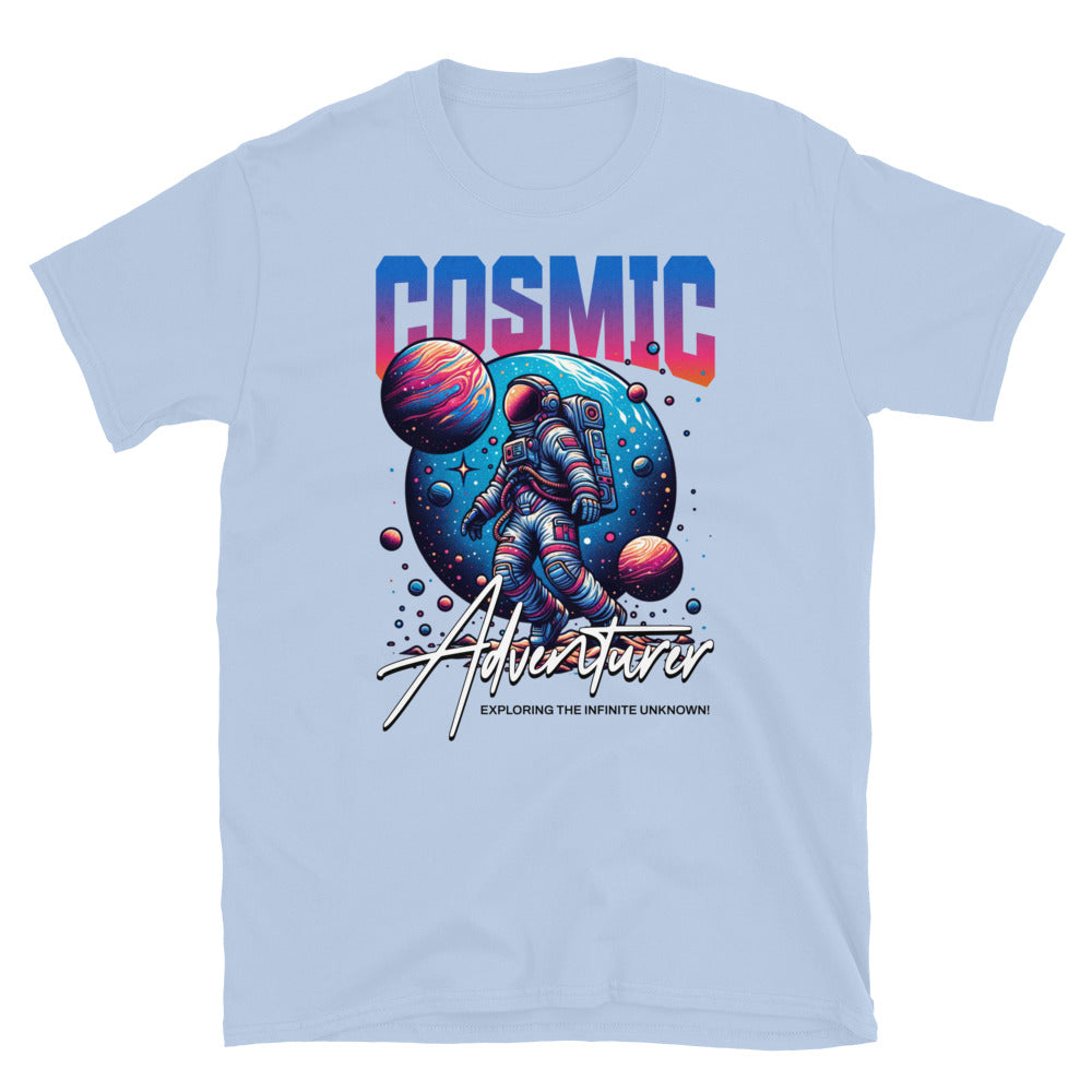 Cosmic Adventurer TShirt - Light Blue Color - https://ascensionemporium.net