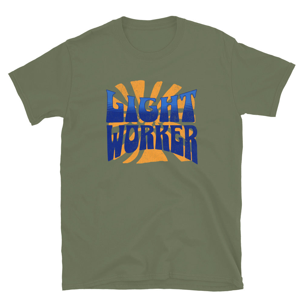 Light Worker TShirt - Military Green Color - https://ascensionemporium.net