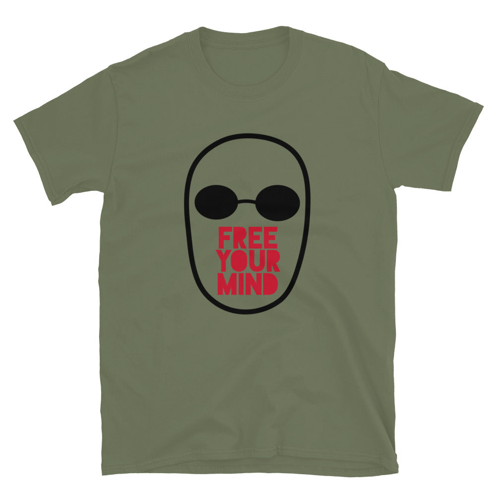 The Matrix Free Your Mind TShirt - Military Green Color - https://ascensionemporium.net