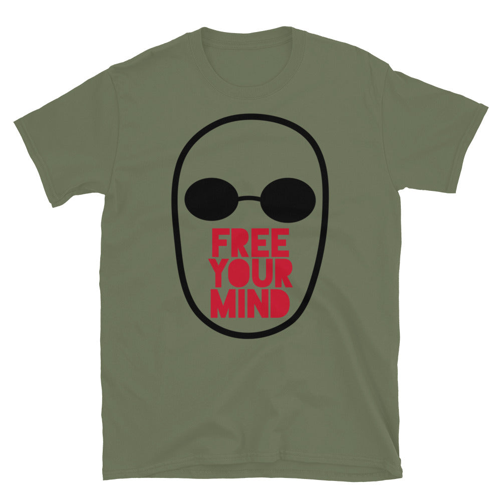 Free Your Mind TShirt - Military Green Color - https://ascensionemporium.net