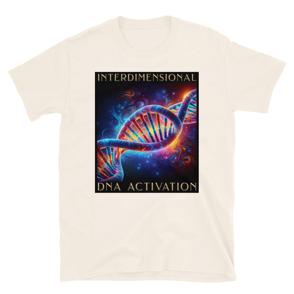 Interdimensional DNA Activation TShirt - Natural Color - https://ascensionemporium.net