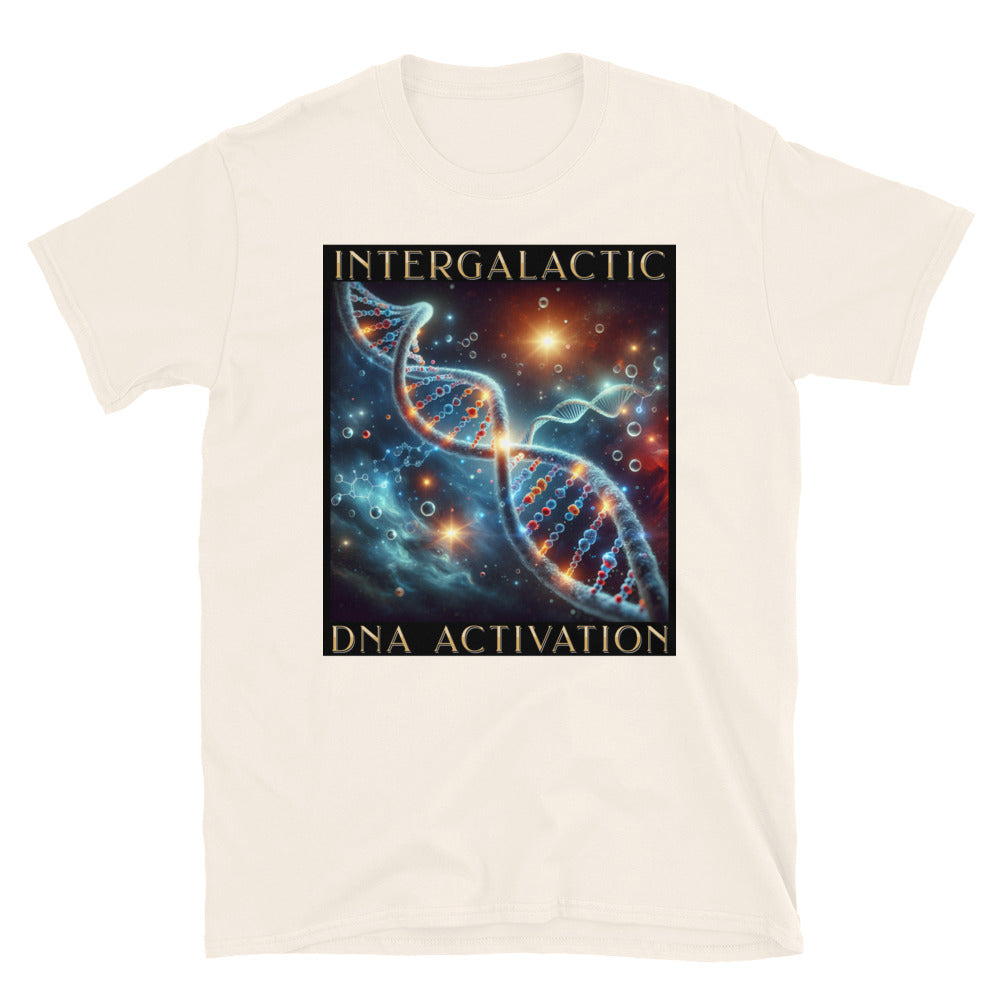 Intergalactic DNA Activation TShirt - Natural Color - https://ascensionemporium.net
