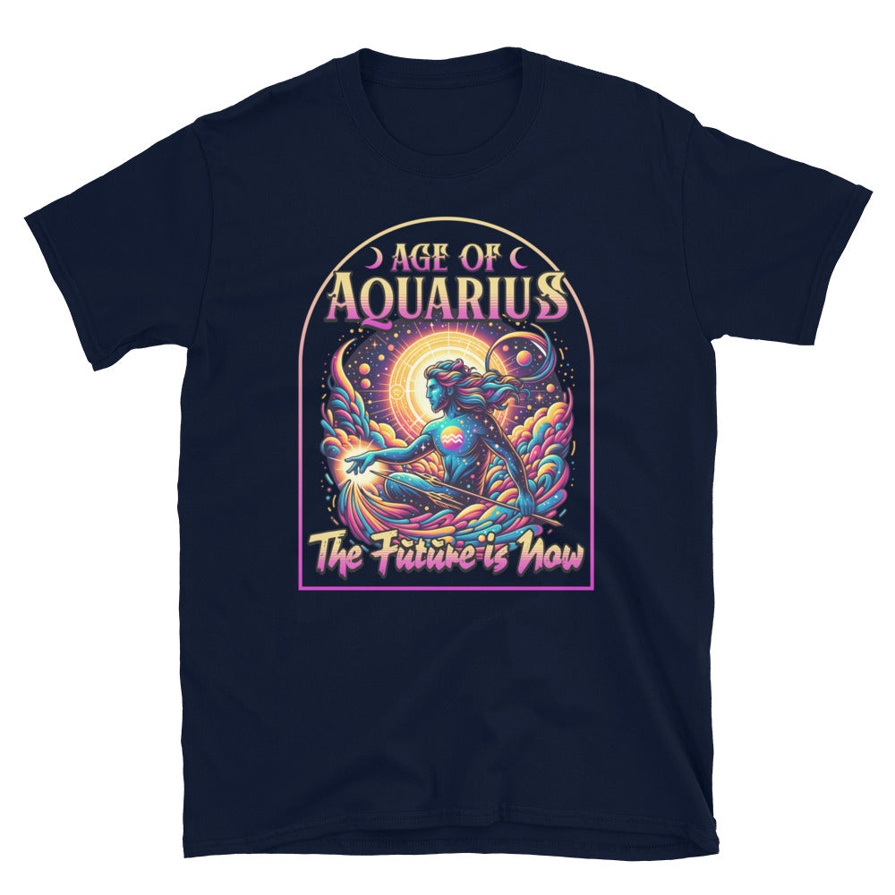 Age of Aquarius TShirt - Navy Color - https://ascensionemporium.net