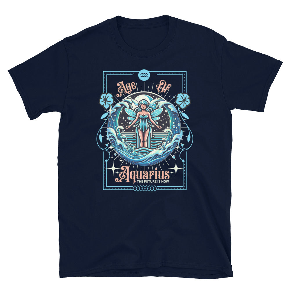 Age of Aquarius Fairy TShirt - Navy Color - https://ascensionemporium.net