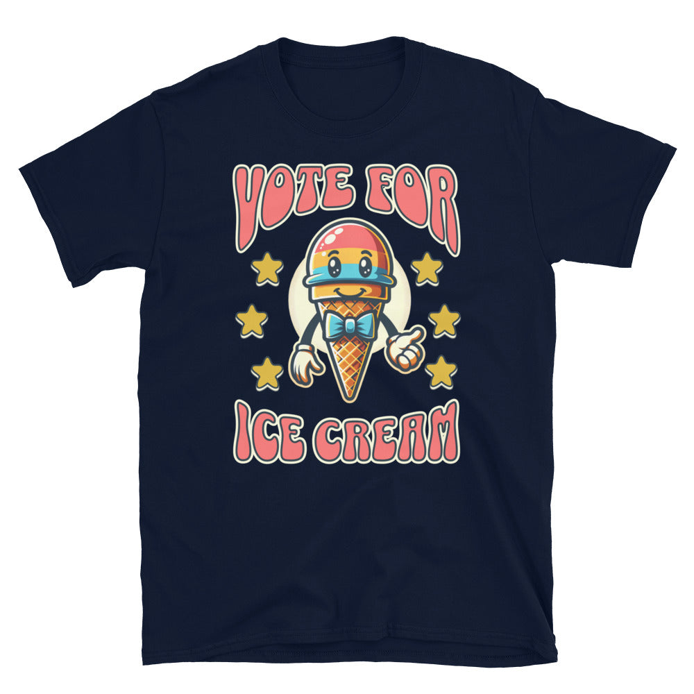 Vote For Ice Cream TShirt - Navy Color - https://ascensionemporium.net