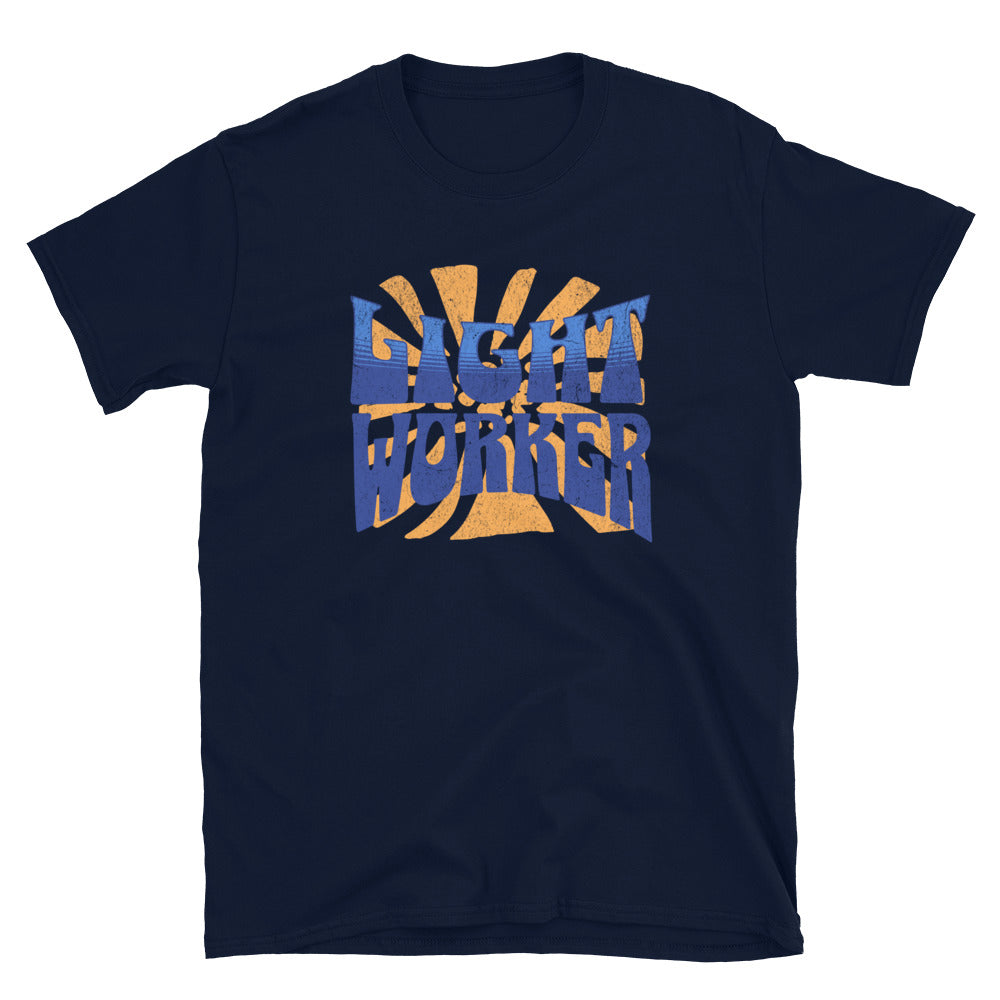 Light Worker TShirt - Navy Color - https://ascensionemporium.net