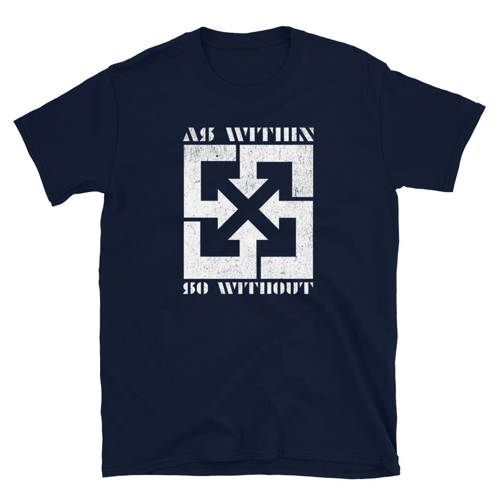 As Within So Without TShirt - Navy Color - https://ascensionemporium.net