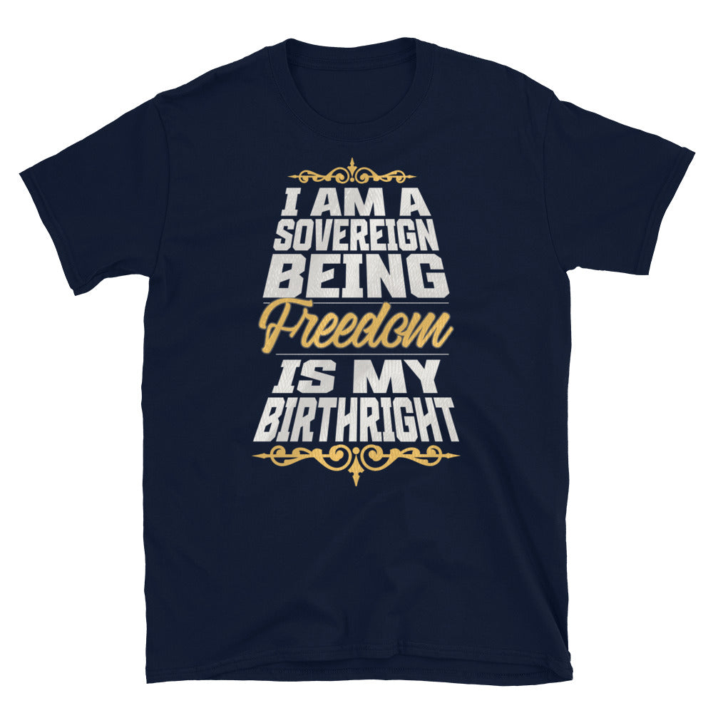 Sovereign Being TShirt - Navy Color - https://ascensionemporium.net