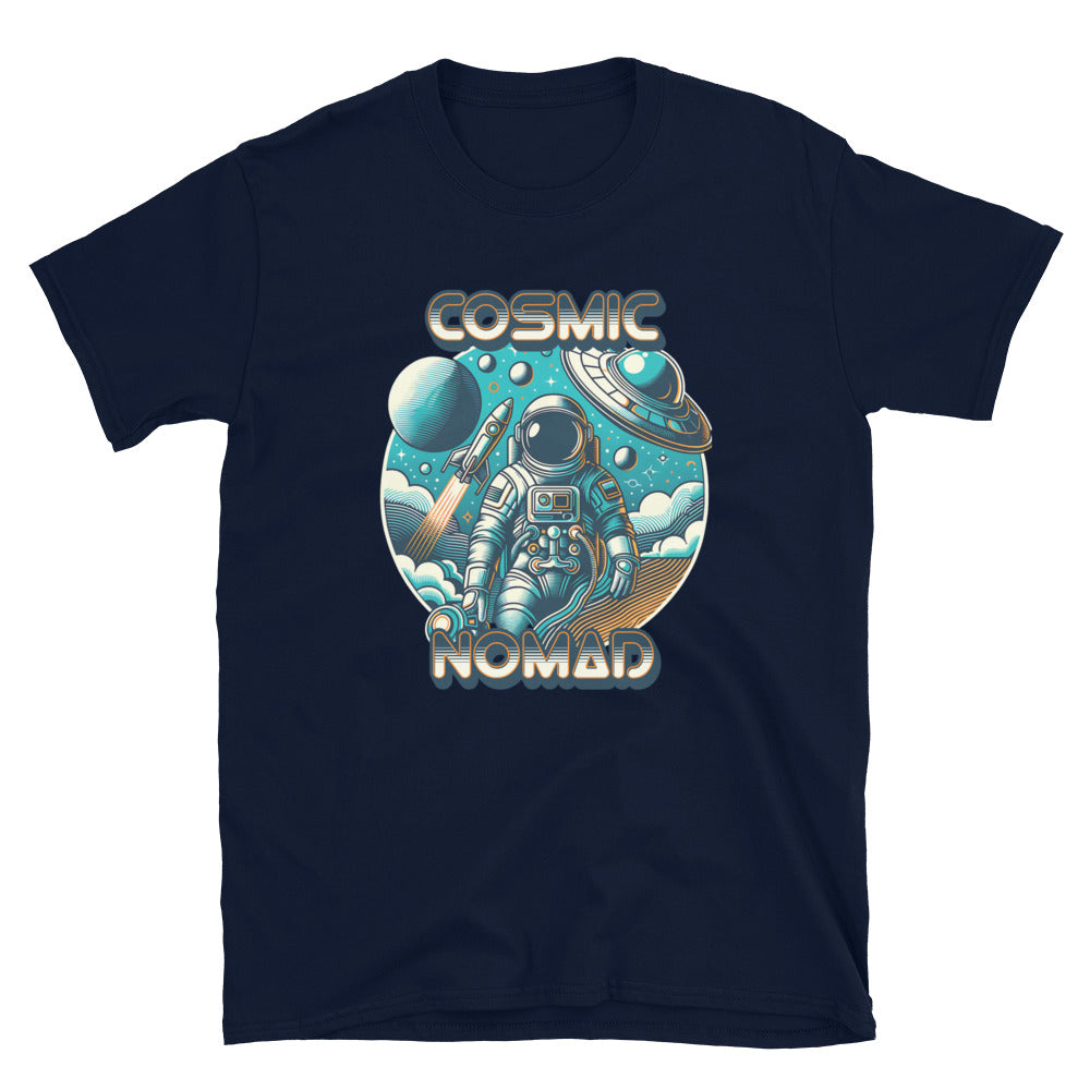 Cosmic Nomad TShirt - Navy Color - https://ascensionemporium.net