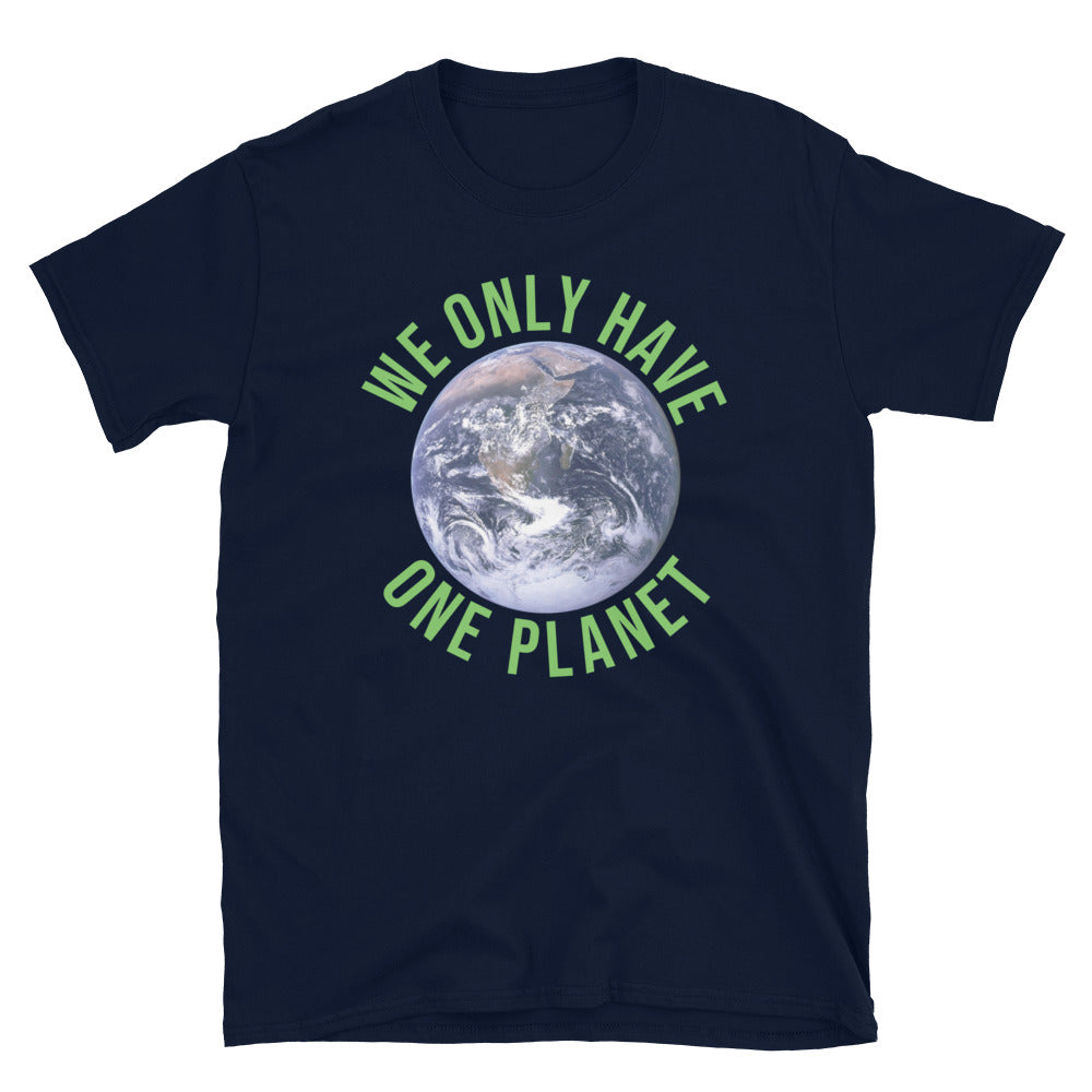 We Only Have One Planet TShirt - Navy Color - https://ascensionemporium.net