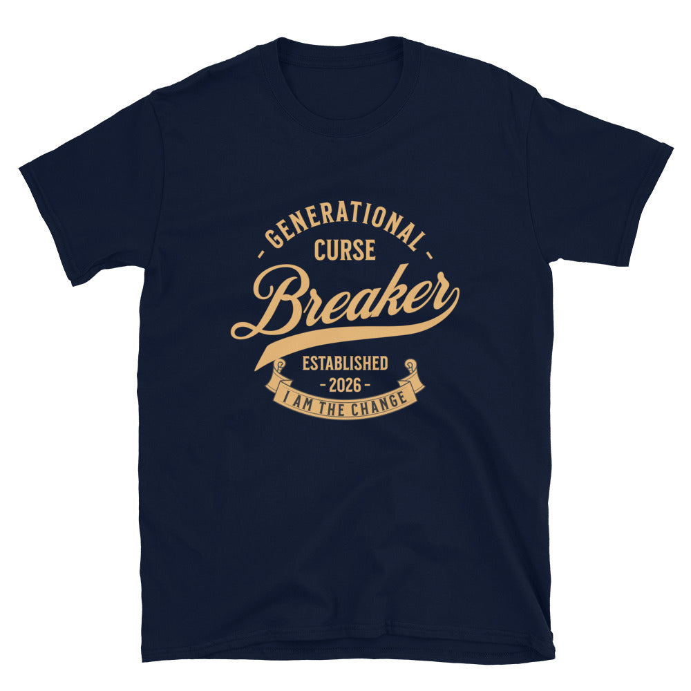 Generational Curse Breaker TShirt - Navy Color - https://ascensionemporium.net