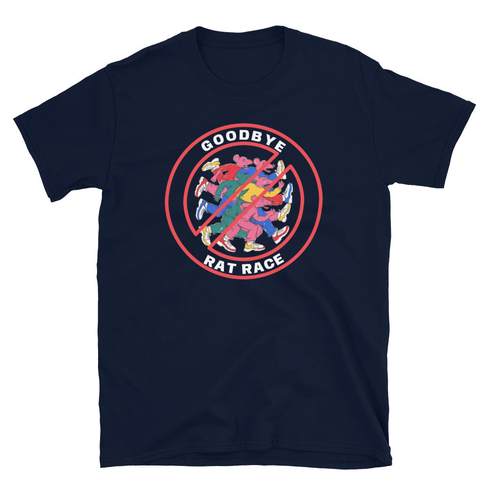 Goodbye Rat Race TShirt - Navy Color - https://ascensionemporium.net