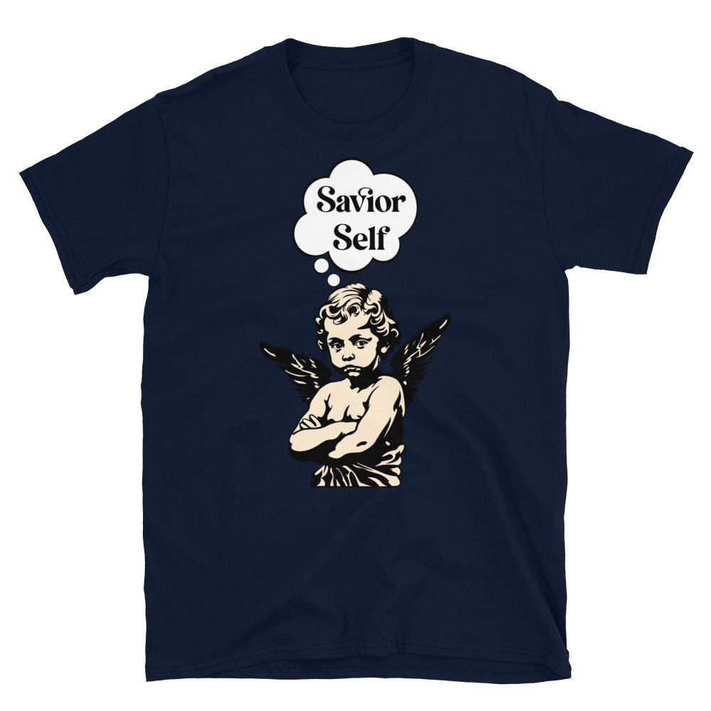 Savior Self Boy Angel TShirt - Navy Color - https://ascensionemporium.net
