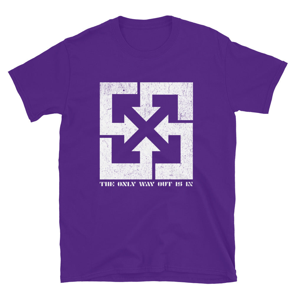 The Only Way Out Is In TShirt - Purple Color - https://ascensionemporium.net