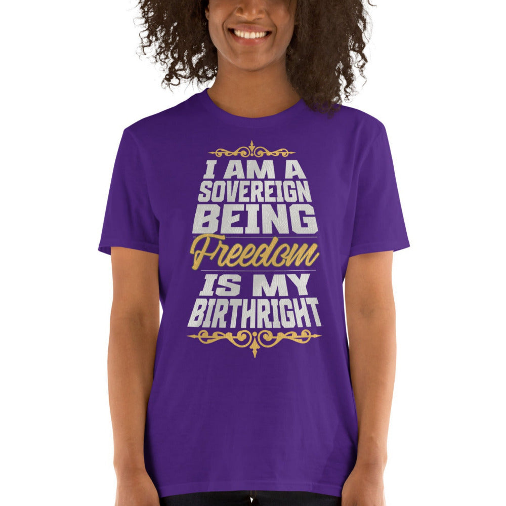 Sovereign Being TShirt - Purple Color - https://ascensionemporium.net