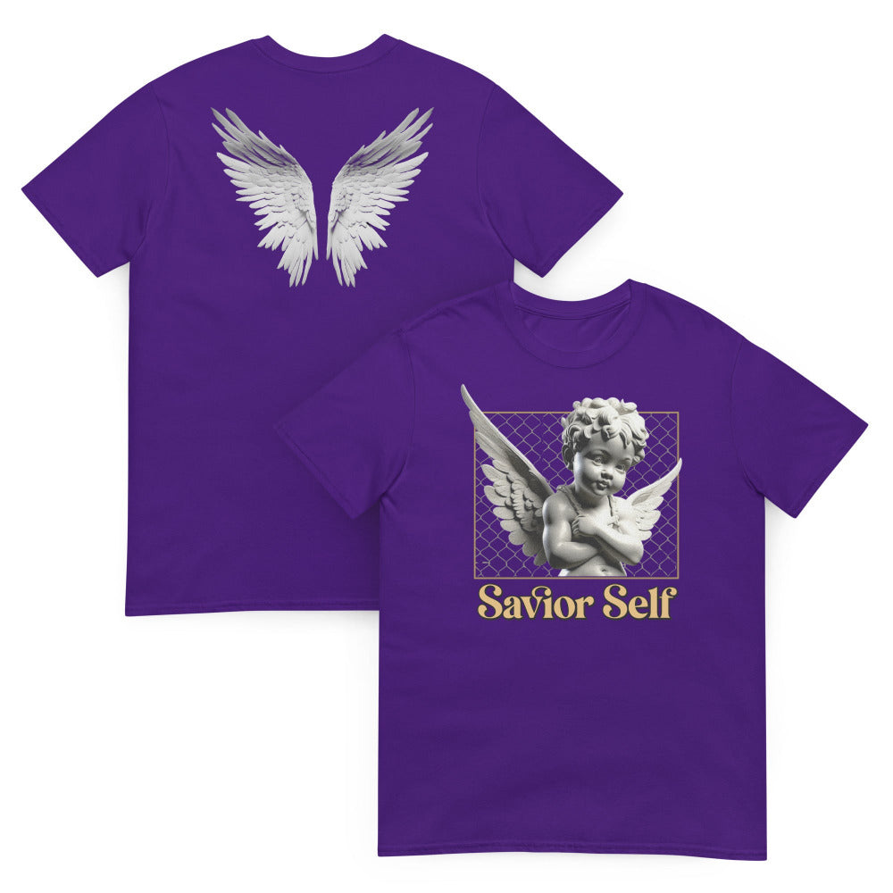 Savior Self Angel Wings TShirt - Purple Color - https://ascensionemporium.net