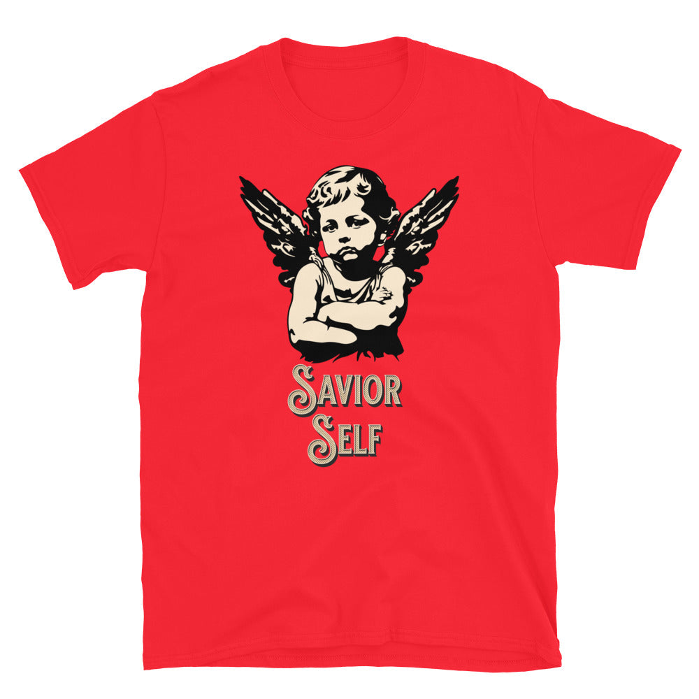 Savior Self Girl Angel TShirt - Red Color - https://ascensionemporium.net