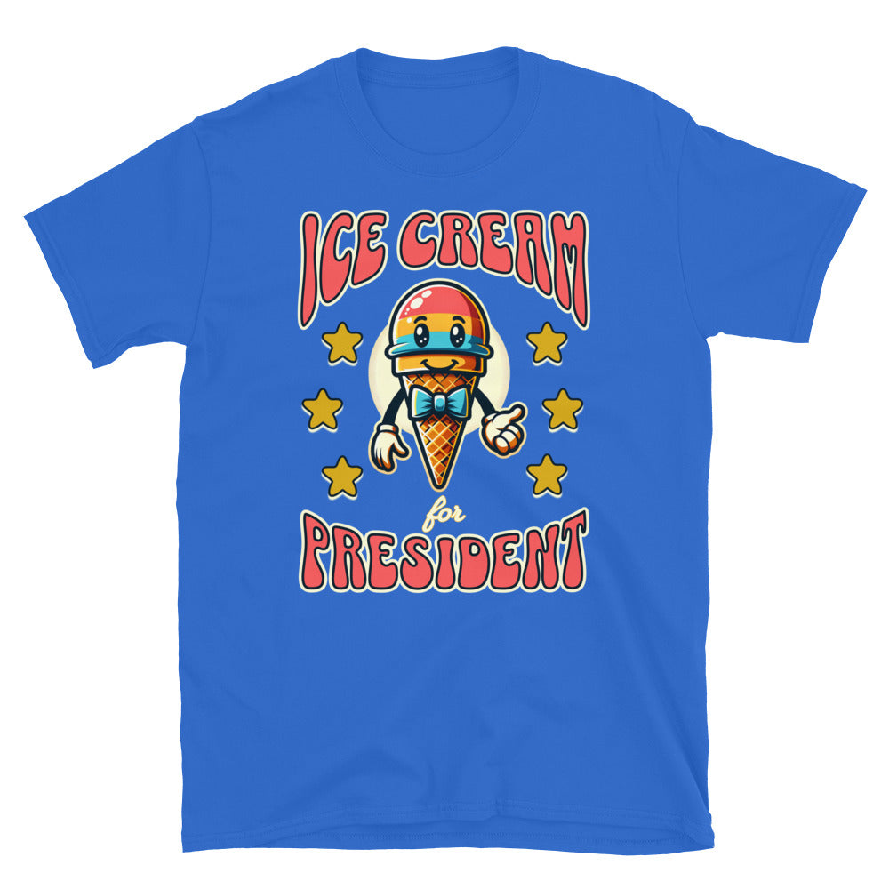 Ice Cream For President TShirt - Royal Color - https://ascensionemporium.net