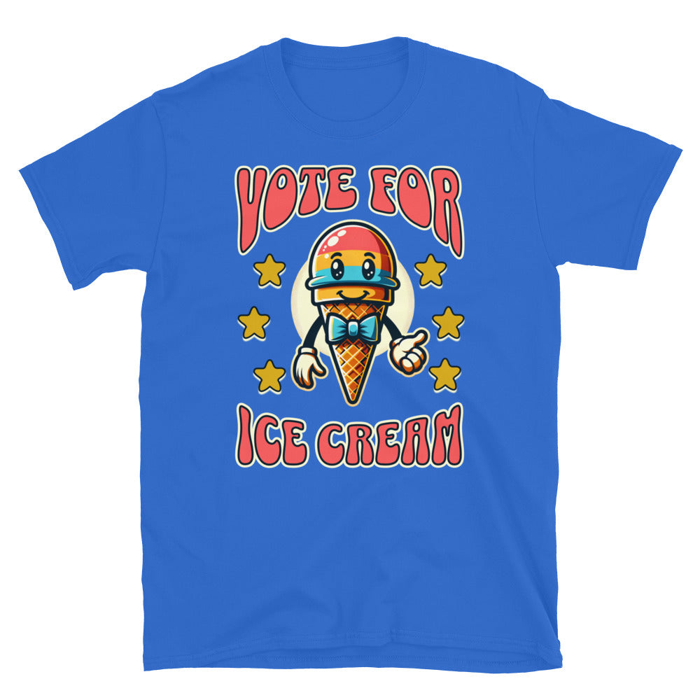 Vote For Ice Cream TShirt - Royal Color - https://ascensionemporium.net