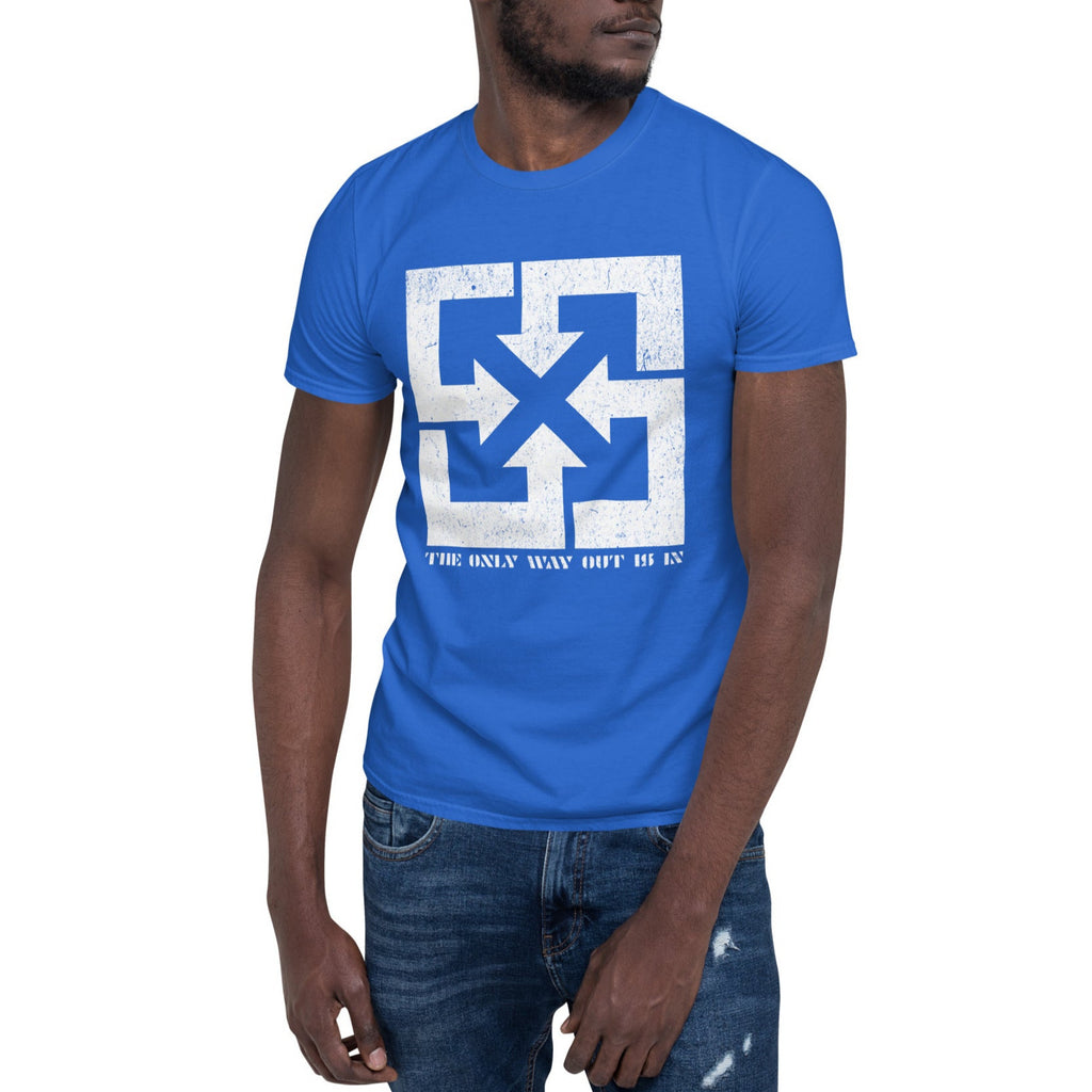 The Only Way Out Is In TShirt - Royal Color - https://ascensionemporium.net