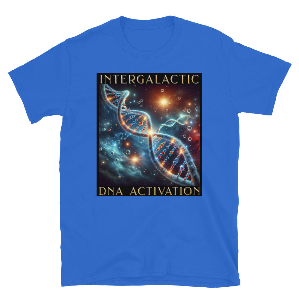 Intergalactic DNA Activation TShirt - Royal Color - https://ascensionemporium.net