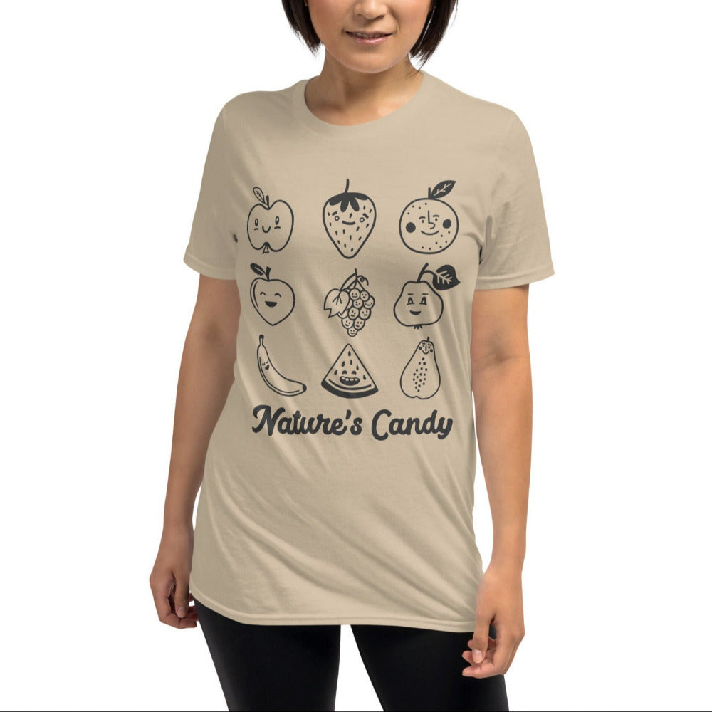 Nature's Candy TShirt - Sand Color - https://ascensionemporium.net