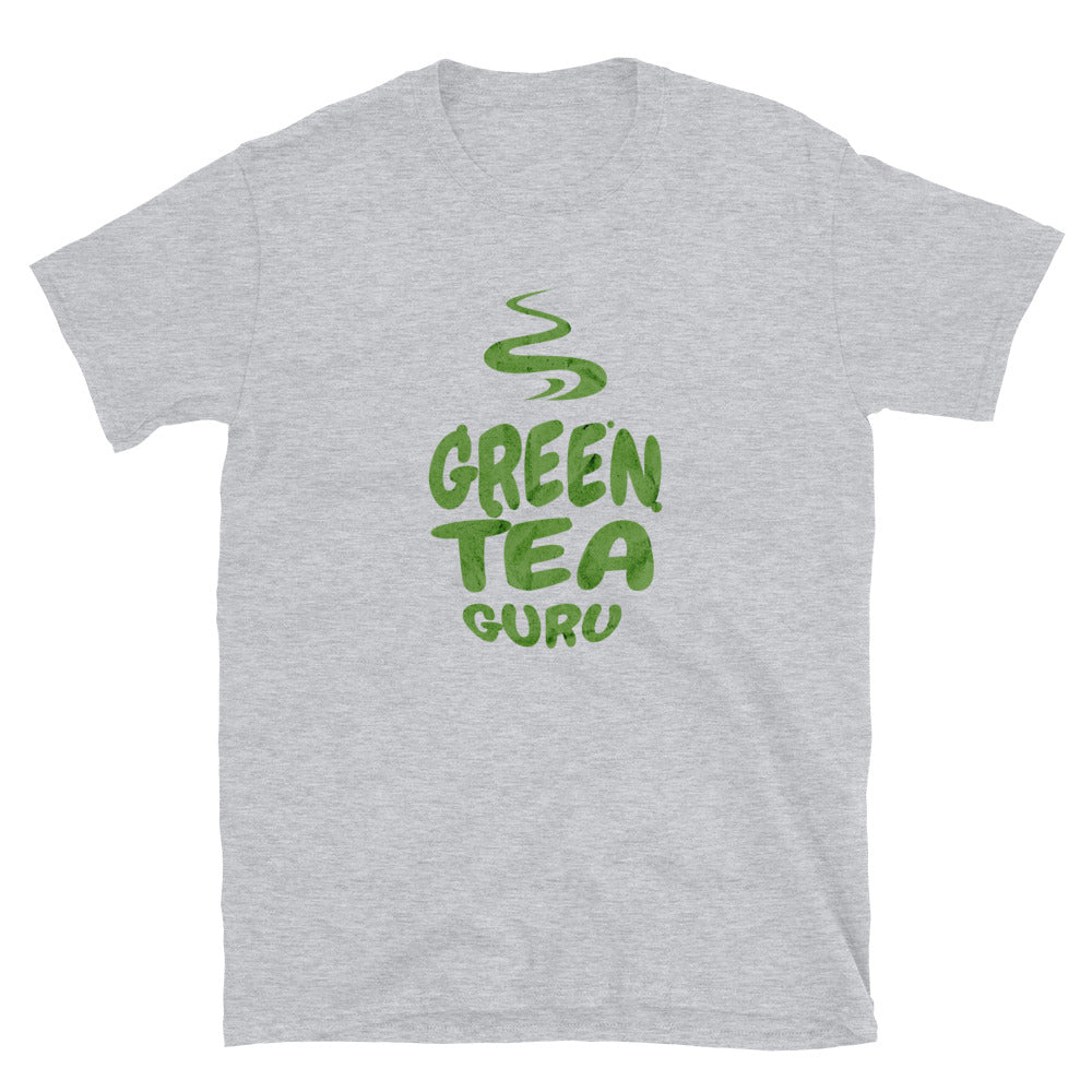 Green Tea Guru T-Shirt - Sport Grey Color - https://ascensionemporium.net