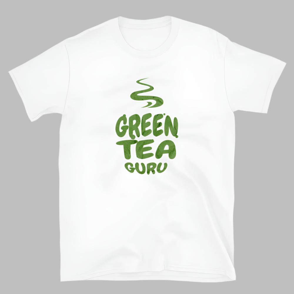 Green Tea Guru T-Shirt - White Color - https://ascensionemporium.net