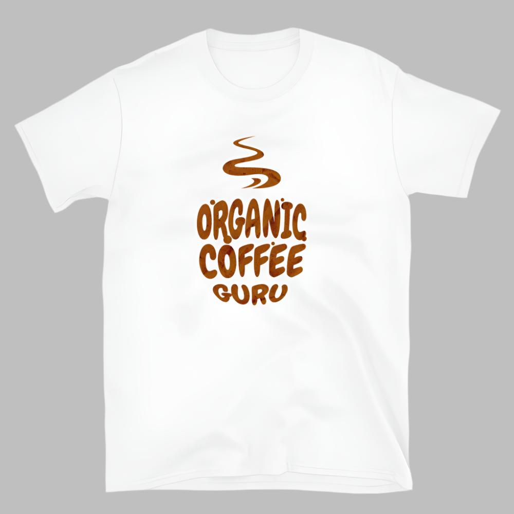 Organic Coffee Guru T-Shirt - White Color -  https://ascensionemporium.net