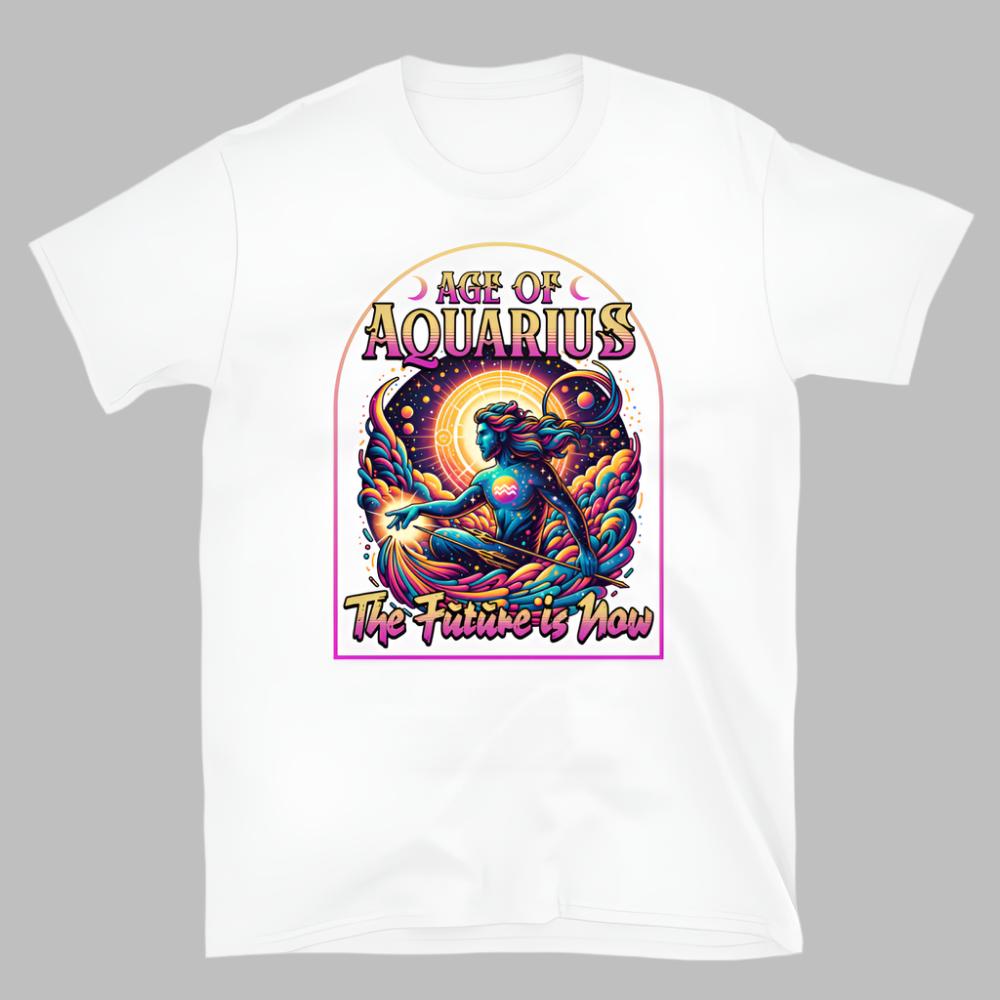 Age of Aquarius TShirt - White Color - https://ascensionemporium.net