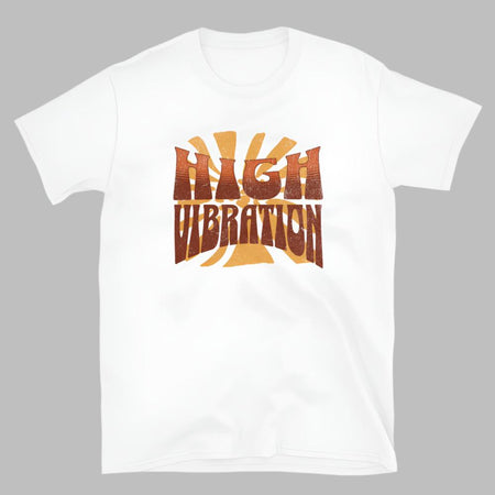 High Vibration TShirt - White Color - https://ascensionemporium.net