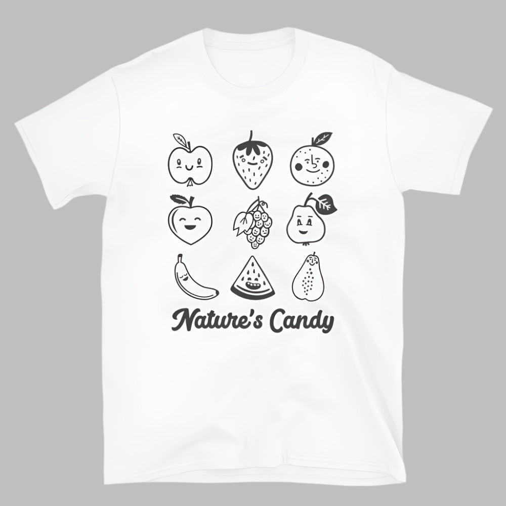 Nature's Candy TShirt - White Color - https://ascensionemporium.net