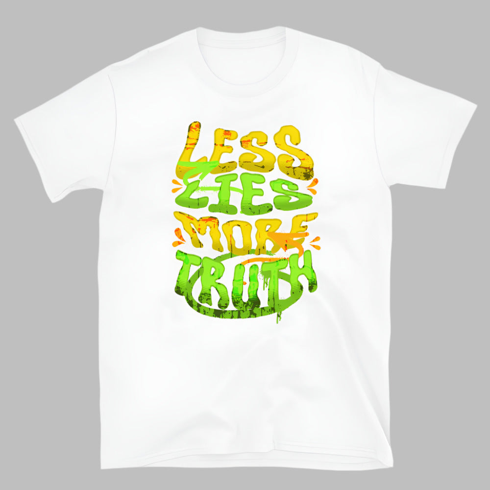Less Lies More Truth TShirt - White Color - https://ascensionemporium.net