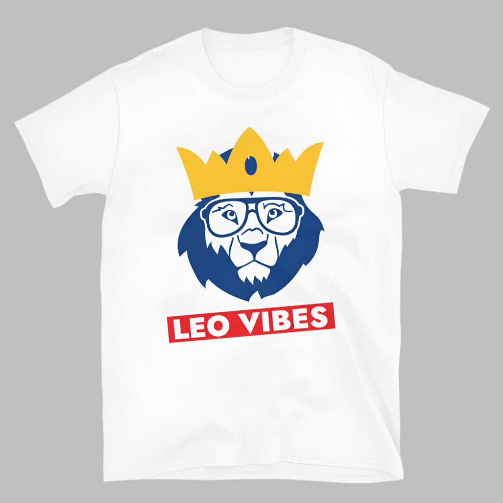 Leo Vibes TShirt - White Color - https://ascensionemporium.net