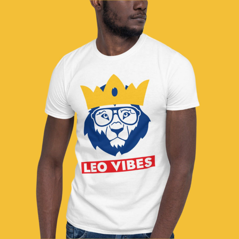 Leo Vibes TShirt - White Color - https://ascensionemporium.net