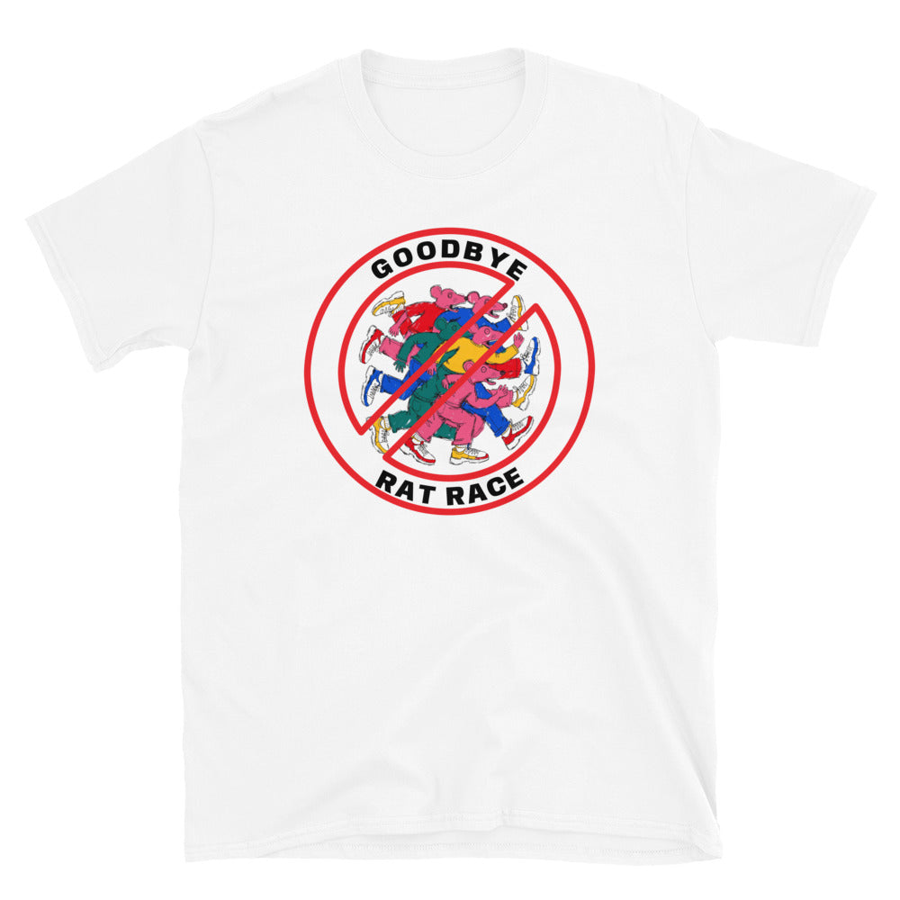 Goodbye Rat Race TShirt - White Color - https://ascensionemporium.net