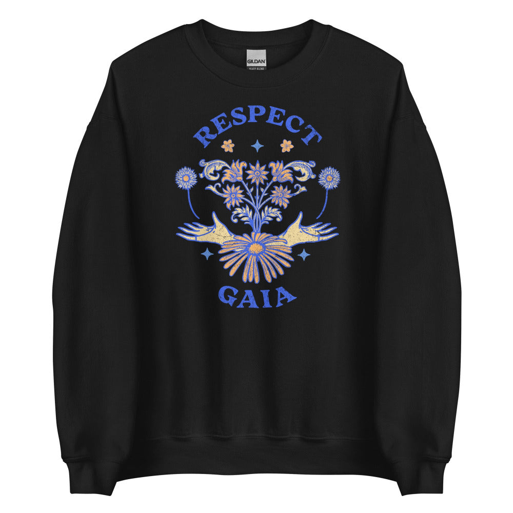 Respect Gaia Sweatshirt - Black Color