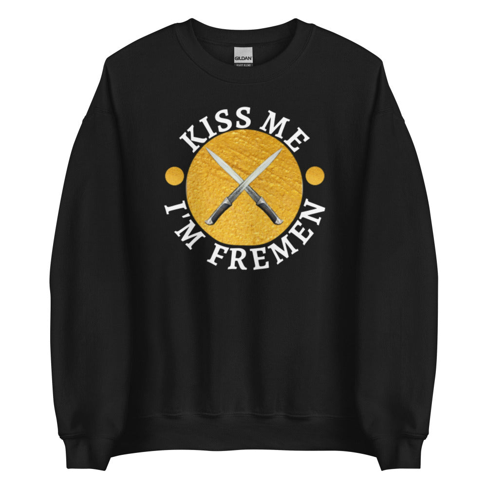 Kiss Me I'm Fremen Sweatshirt - Black Color - https://ascensionemporium.net