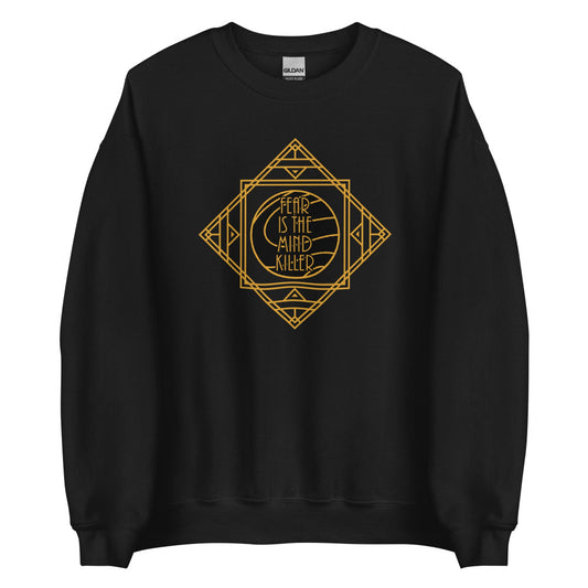 Dune Fear Is The Mind Killer Sweatshirt - Black Color - https://ascensionemporium.net