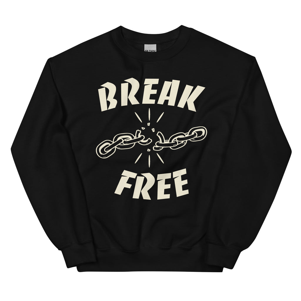 Break Free Sweatshirt - Black Color - https://ascensionemporium.net