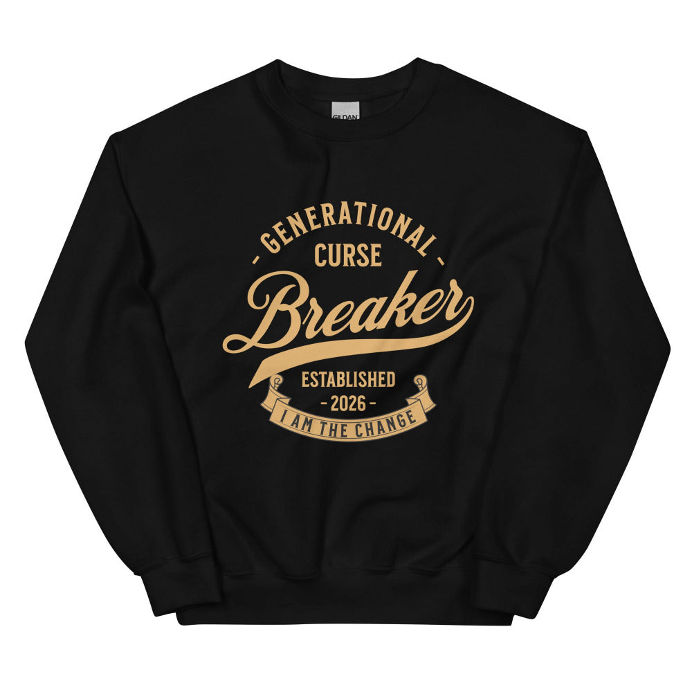 Generational Curse Breaker Sweatshirt - Black Color - https://ascensionemporium.net