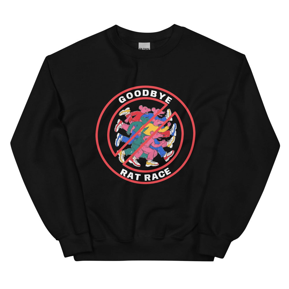Goodbye Rat Race Sweatshirt - Black Color - https://ascensionemporium.net