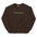 Eat Organic Embroidered Sweatshirt - Dark Chocolate Color - https://ascensionemporium.net 