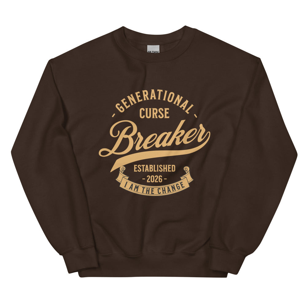 Generational Curse Breaker Sweatshirt - Dark Chocolate Color - https://ascensionemporium.net