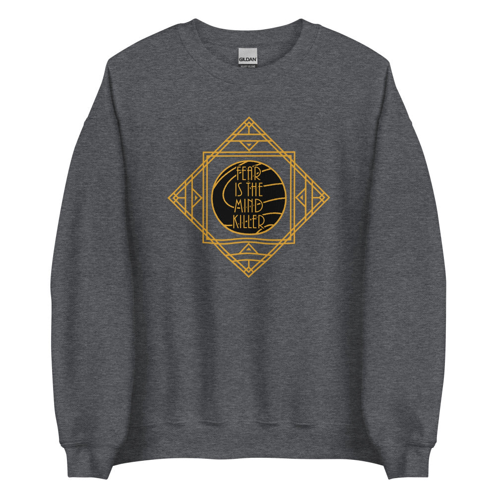 Dune Fear Is The Mind Killer Sweatshirt - Dark Heather Color - https://ascensionemporium.net