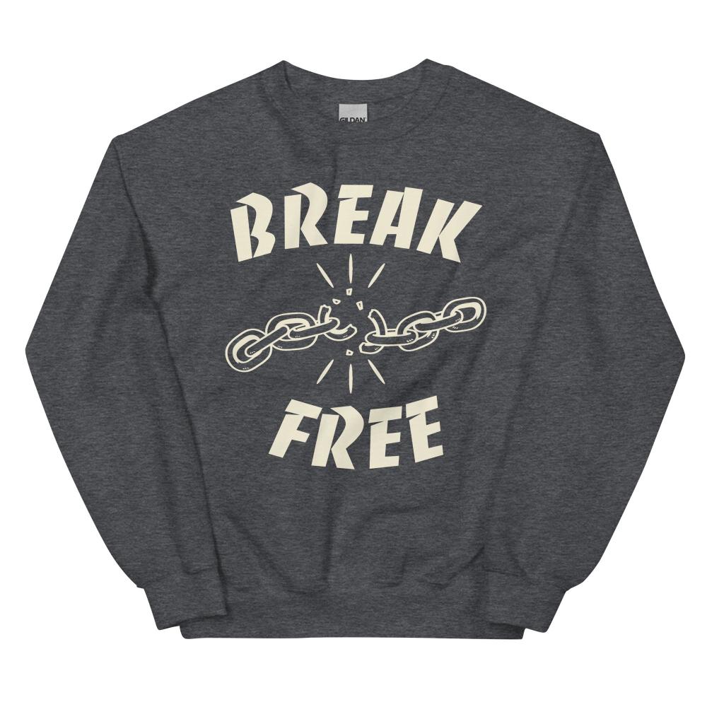 Break Free Sweatshirt - Dark Heather Color - https://ascensionemporium.net