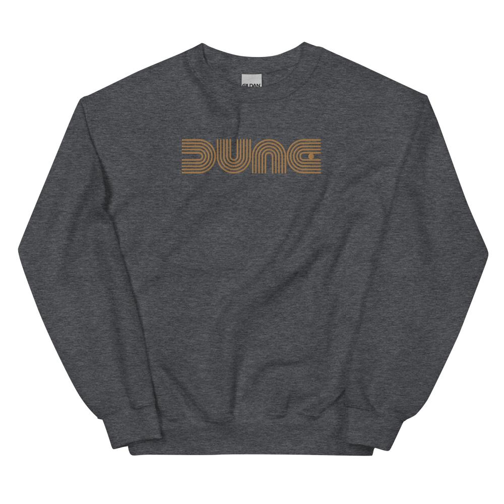 Dune Geometric Embroidered Sweatshirt - Dark Heather Color - https://ascensionemporium.net