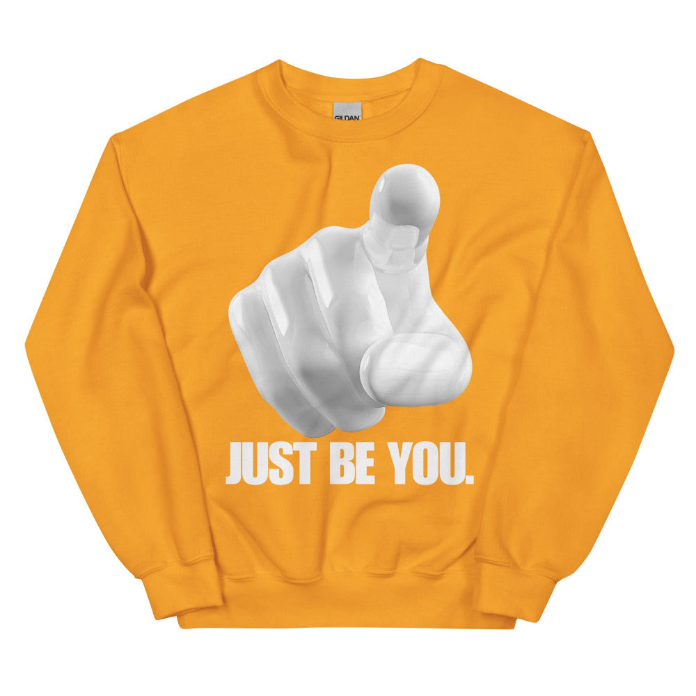 Just Be You Sweatshirt - Gold Color - https://ascensionemporium.net