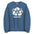 Eat Sleep Meditate Sweatshirt - Indigo Blue Color