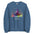 Namaste Yoga Meditation Sweatshirt - Rainbow Garden - Indigo Blue Color - https://ascensionemporium.net